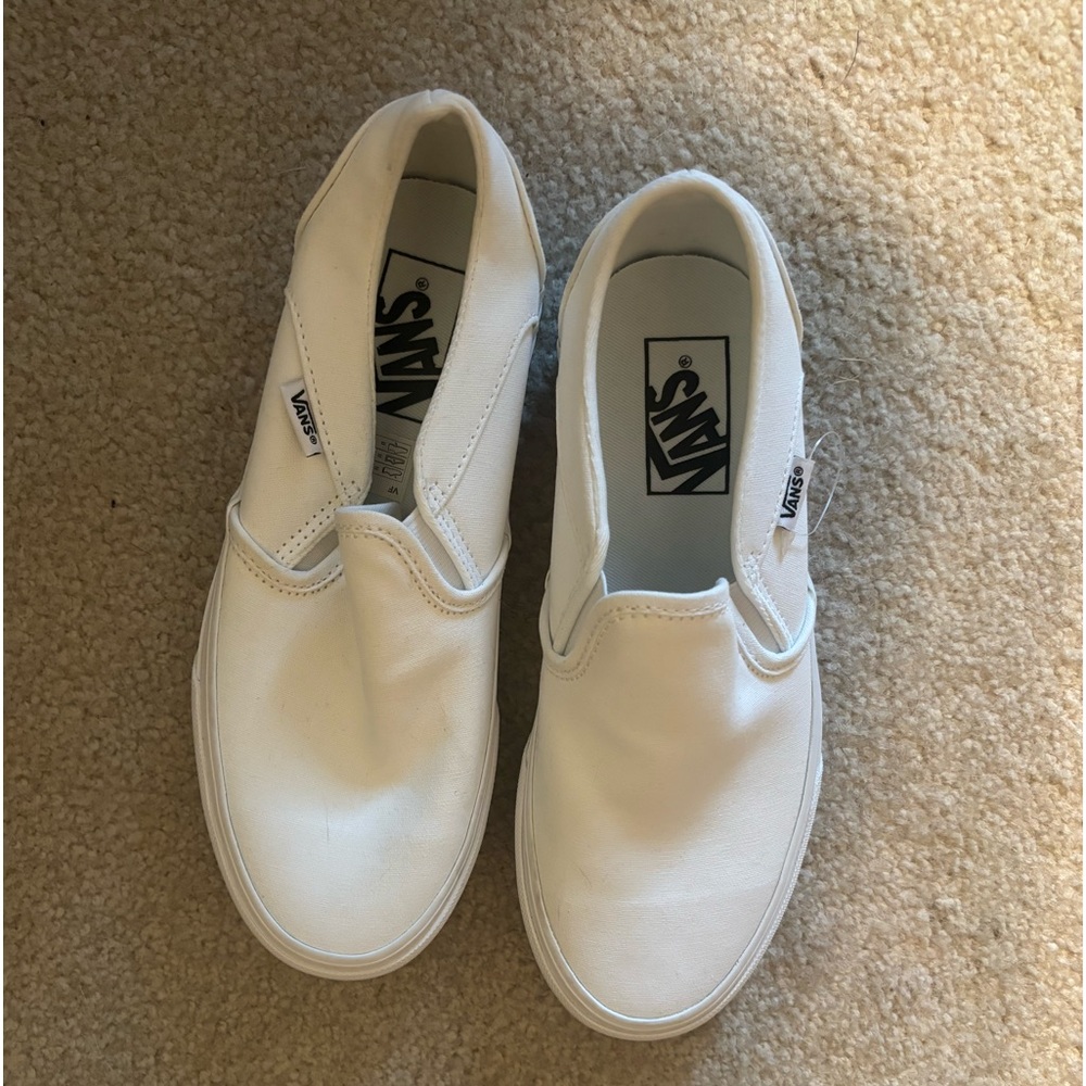 New White Vans Size 7